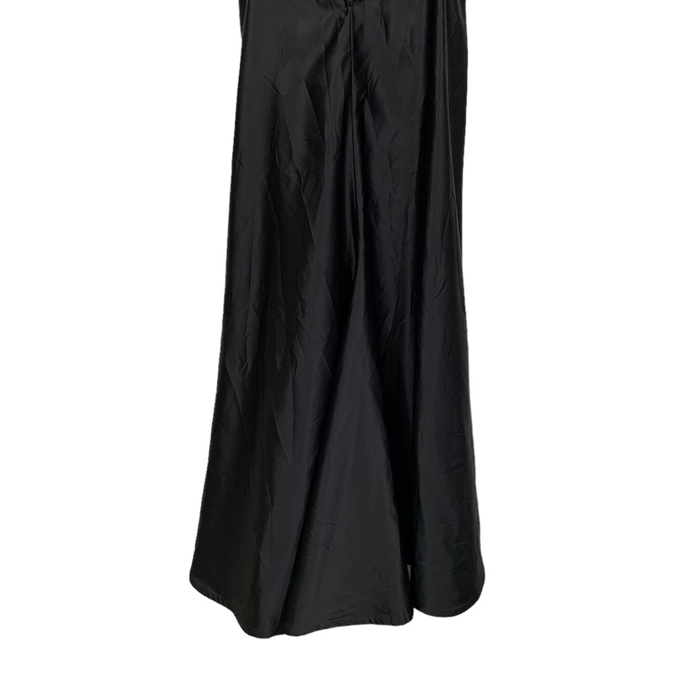 Vintage Tadashi Shoji Black Tuxedo Evening Gown - Picture 6 of 10